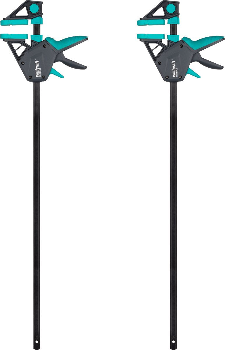 Wolfcraft - 2 pinze per colla pro ergo - 700 mm - 8677060