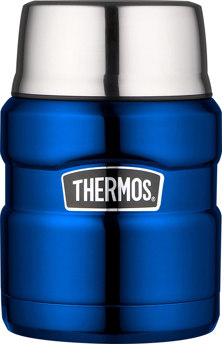 Portavivande Thermos King 470 ml - blu metallizzato