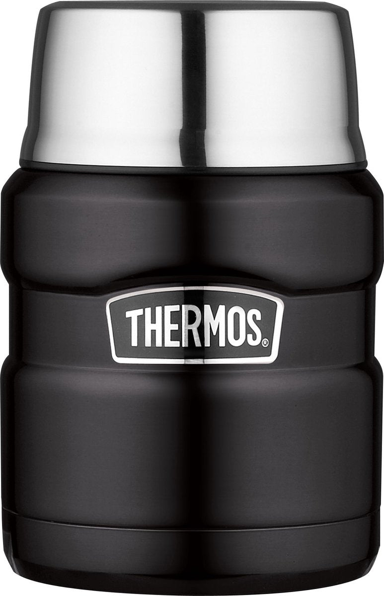 Thermos king voedseldrager - 47 cl - mat zwart