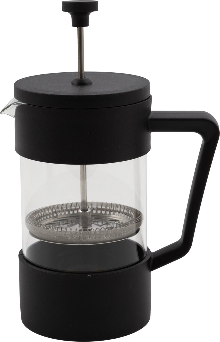 Cafetera de prensa francesa Point-virgule de cristal negro 600ml