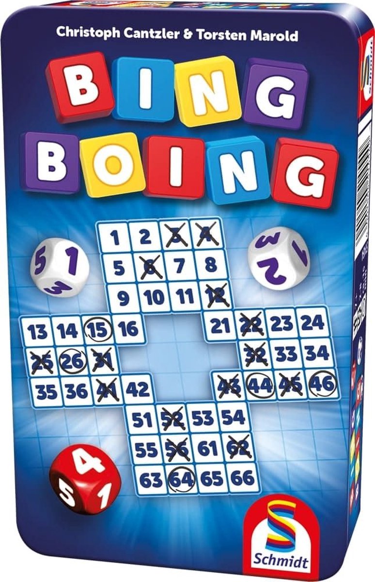 Schmidt ® - bing boing - gioco di dadi - gioco per famiglie - da 7 anni - 2-8 giocatori