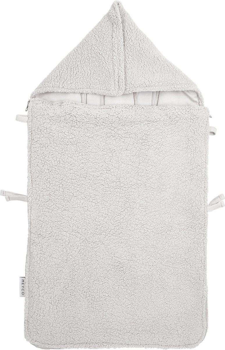 Saco para bebé Meyco Teddy - gris - 40x82cm