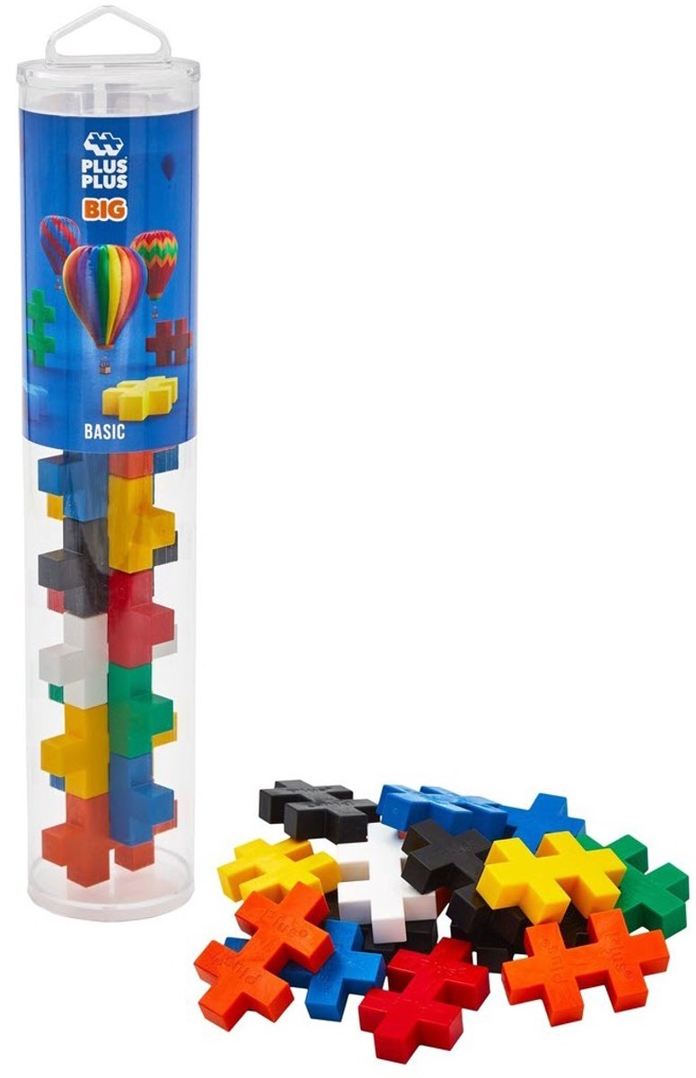 Plus plus tubo basic big plus-plus: 15 pezzi (3224)