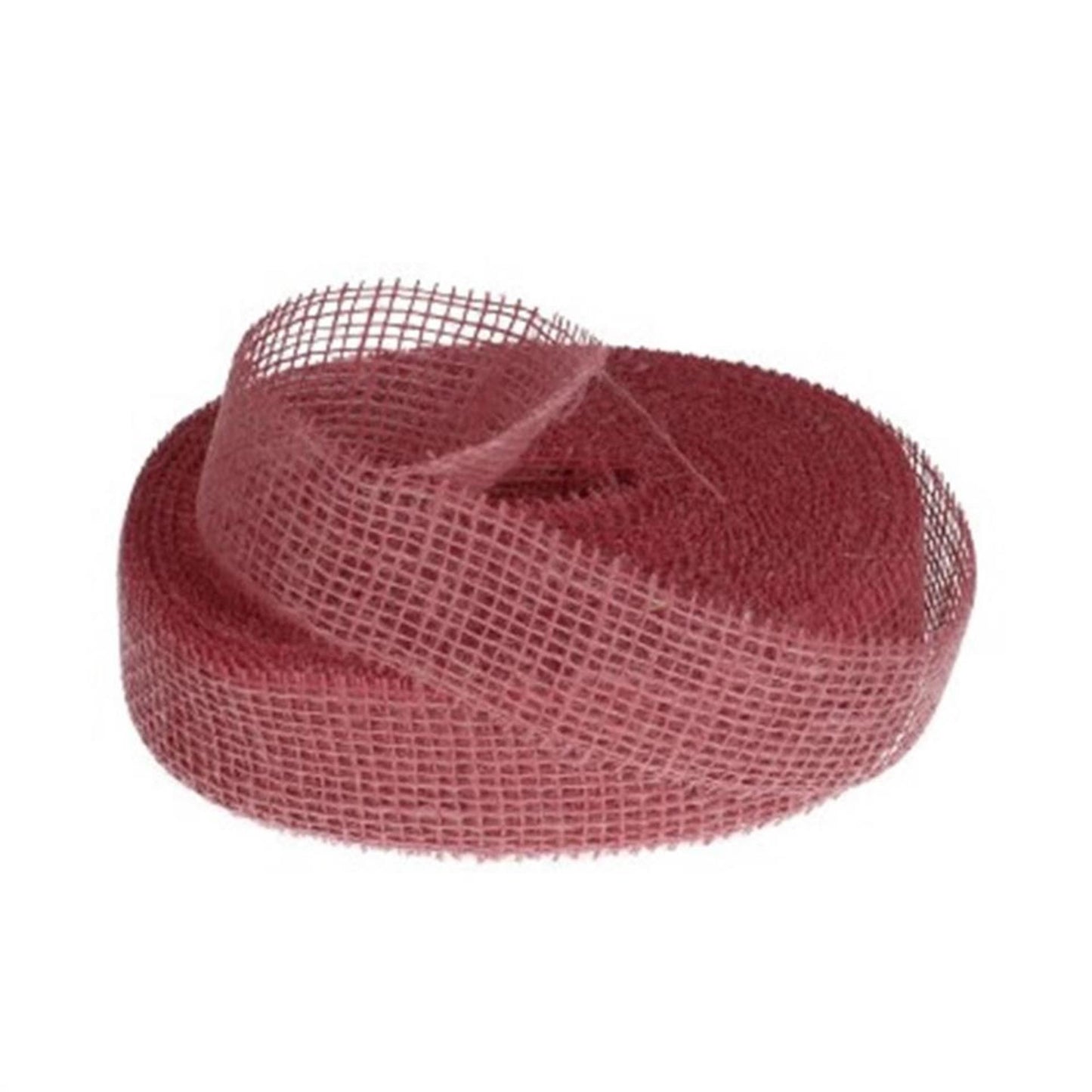 Nastro di iuta naturale vivente HBx 400x5 cm rosa