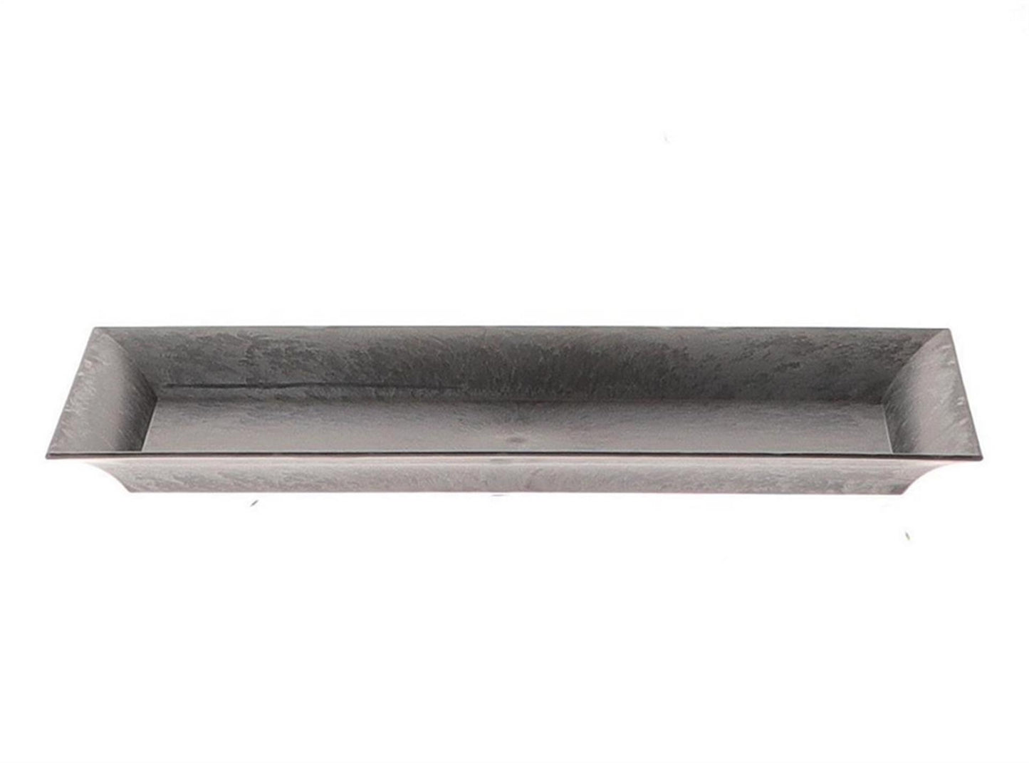 Vassoio Hbx natural living in melamina 36x17xh2,5cm grigio