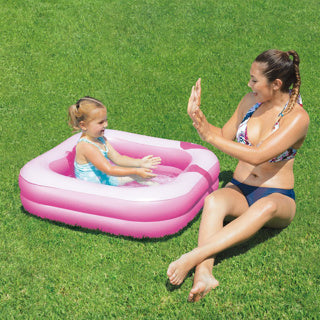 Onde estive baby piscina rosa 86x86x25 cm