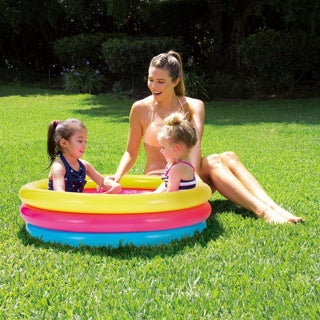 Piscina delle onde estive 3 anelli 114 x 25 cm