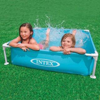 Children's pool with frame blue
