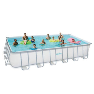 Ondas de verano Natación de la piscina Elite Elite Rectangular 732 x 366 x 132 cm + bomba de filtro de arena