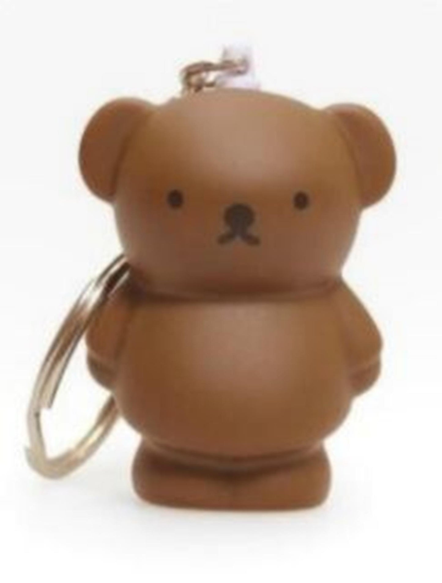 Portachiavi Miffy Orsetto Boris 3D marrone 4,5 cm