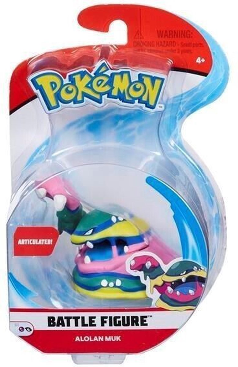 Pokémon paquete de figuras de batalla pokemon alolan muk
