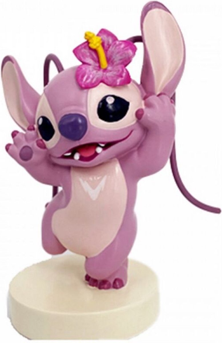 Disney - Stitch y Angel - Angel con flor - Enesco - Grand Jesture Studios