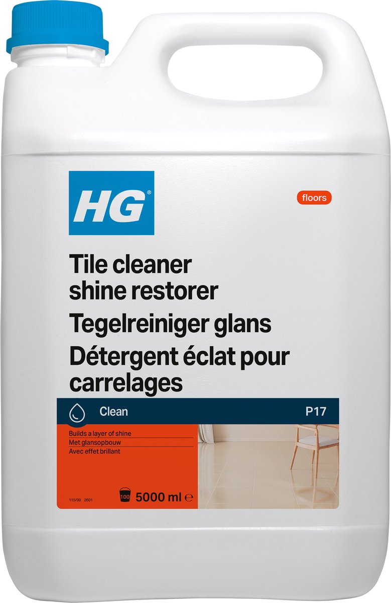 Hg detergente per piastrelle lucido (prodotto 17) 5l