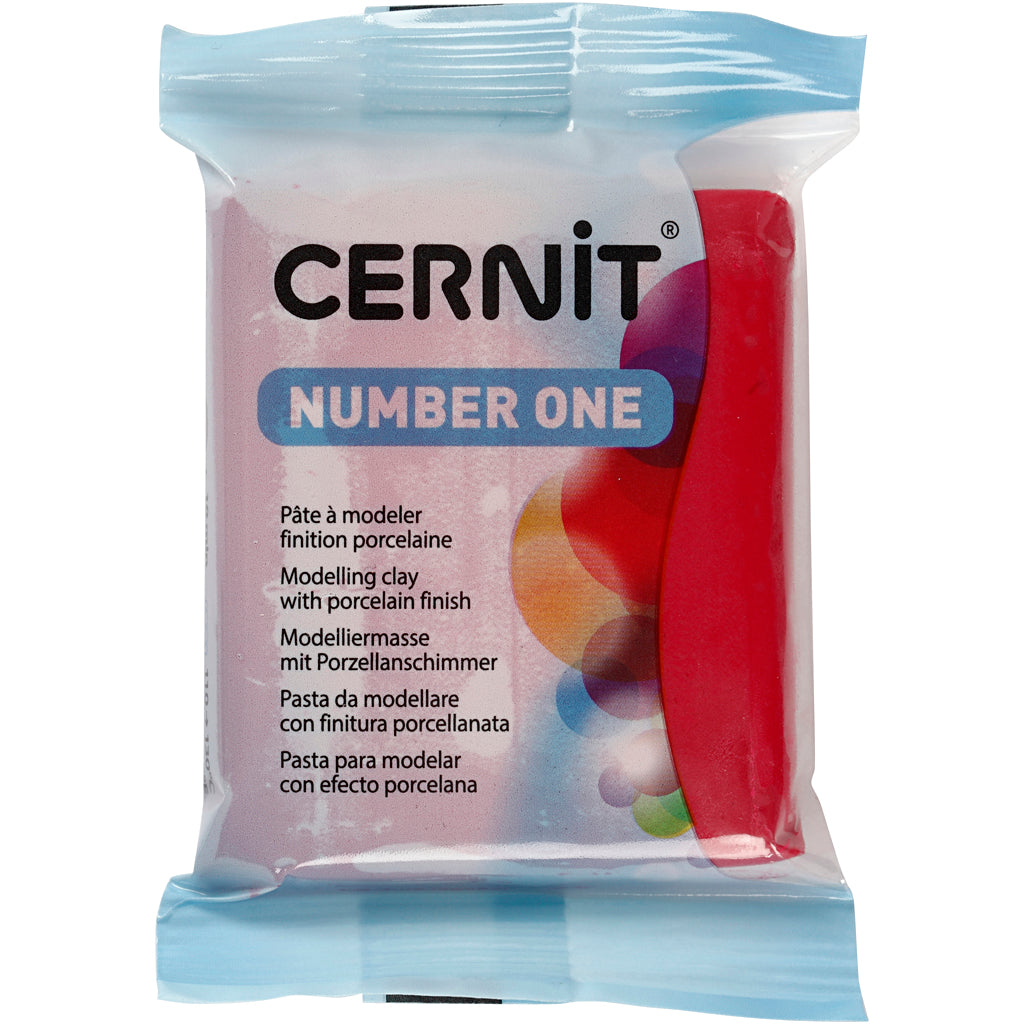 Creative Company Cernit Mounting Klei Carmine Red, 56 grammi