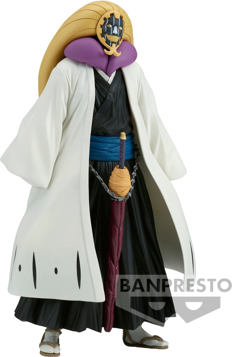 Banpresto co., ltd. lejía - sólidos y almas - estatua mayuri kurotsuchi 16cm