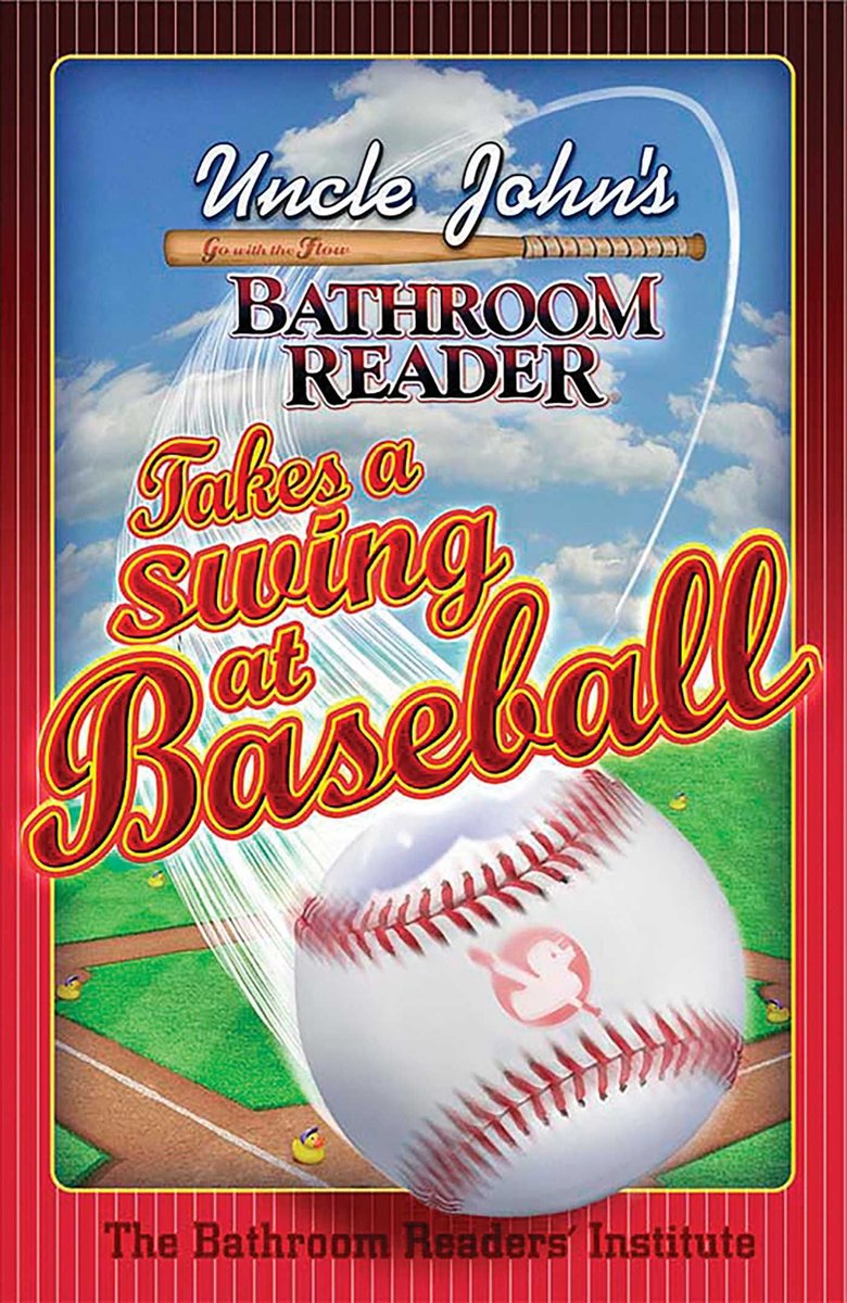 El lector del baño del tío John practica béisbol