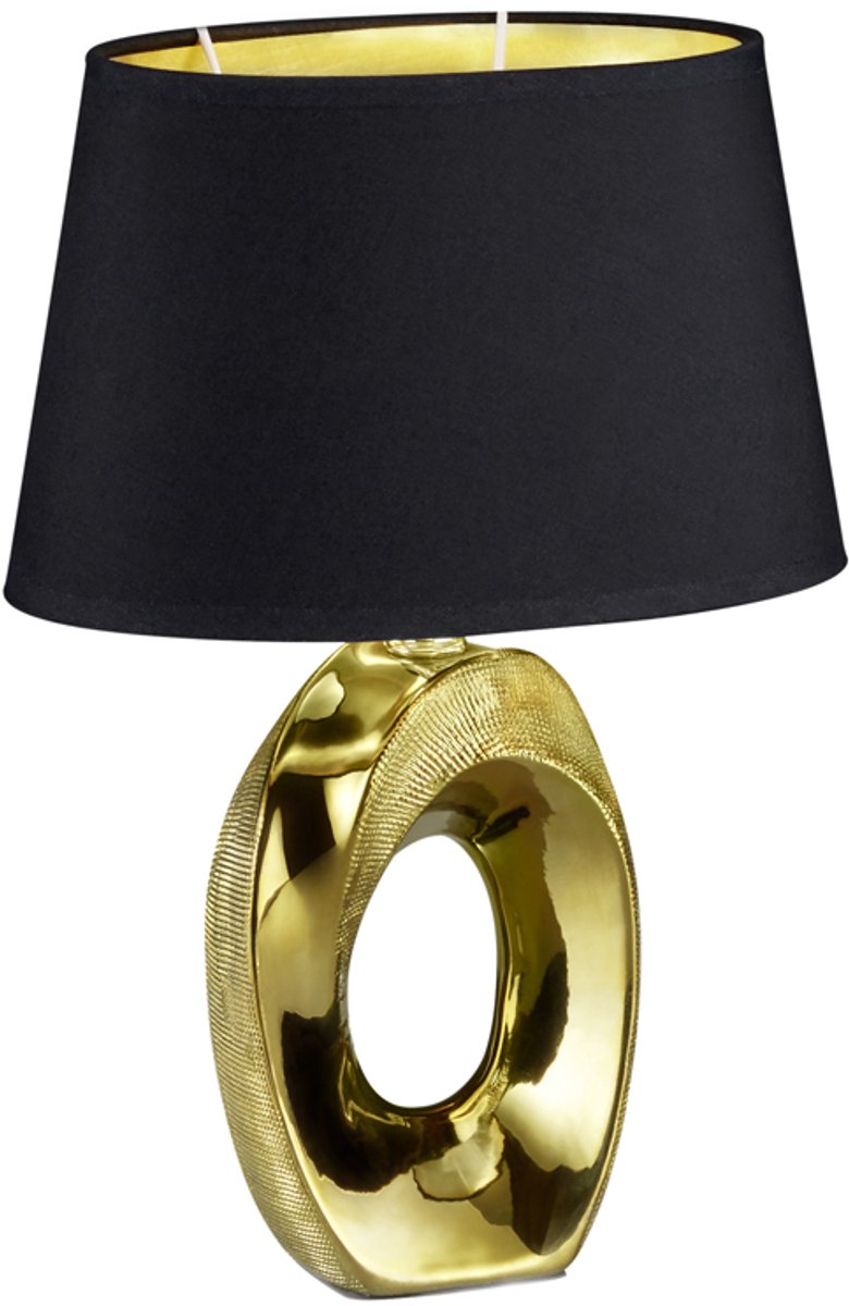 Rl vive tu luz realidad taba - lámpara de mesa - oro - excl. 1x e14 3,5 w - interruptor de cable