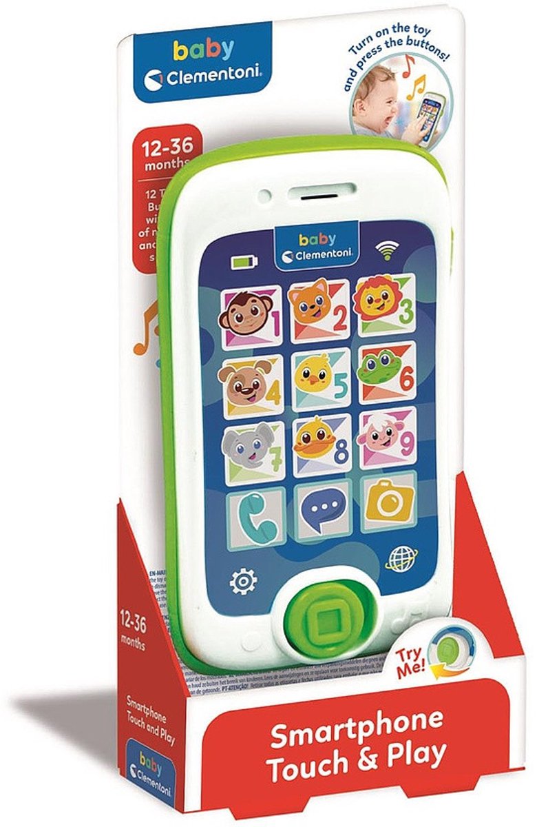 Clementoni numeri a colori smartphone interattivo giocattolo per bambini