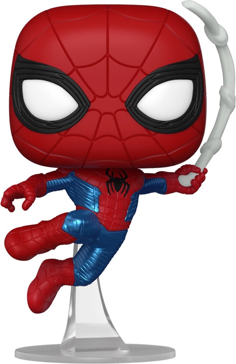 Funko spider-man (finale suit) - pop! - spider-man: no way home figuur - 9cm