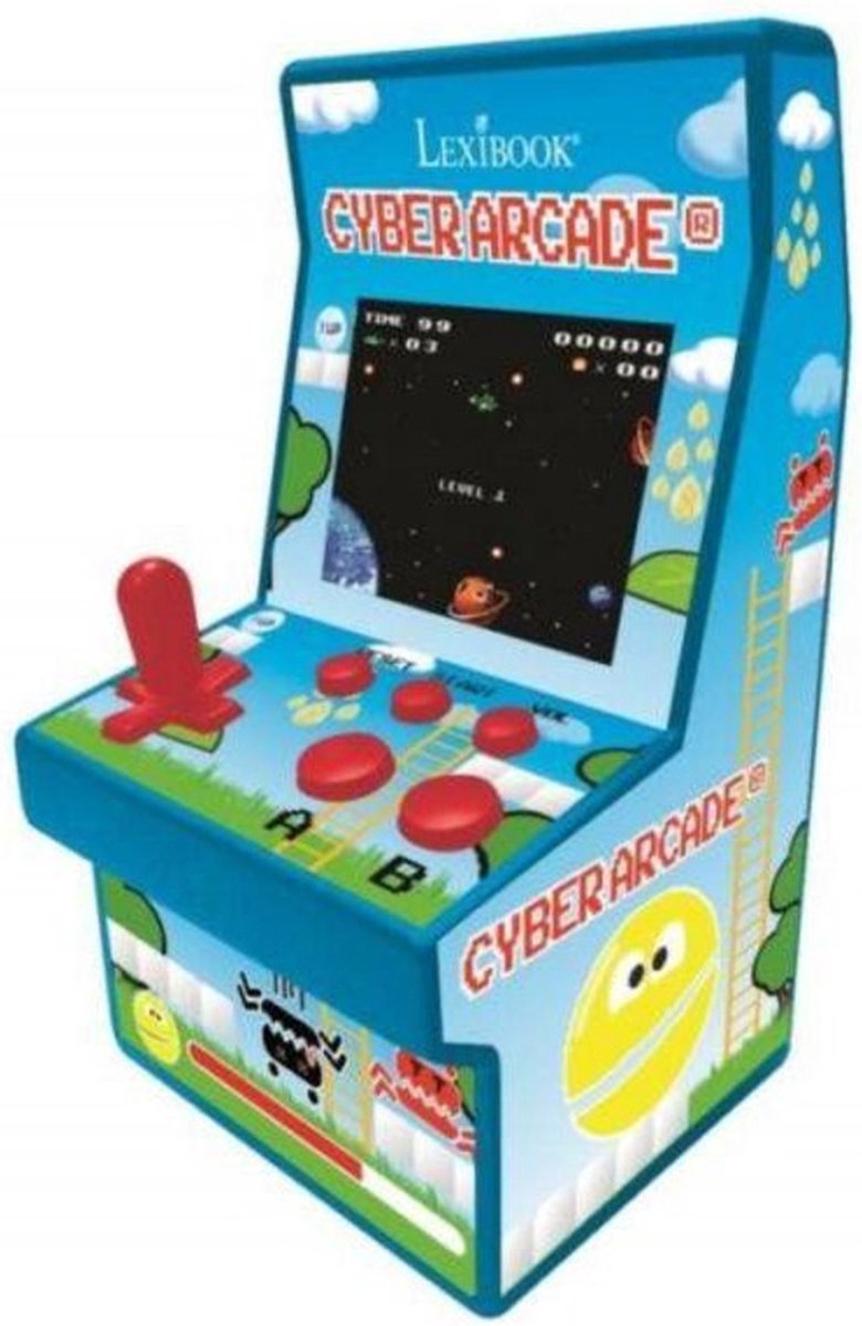 Console portatile Lexibook cyber arcade® con LCD a colori da 2,8'' e 200 giochi dal design retrò