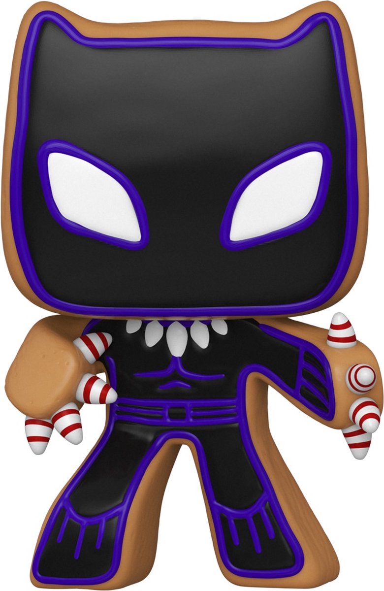 Funkopop! meraviglia: vacanza - pantera nera di pan di zenzero
