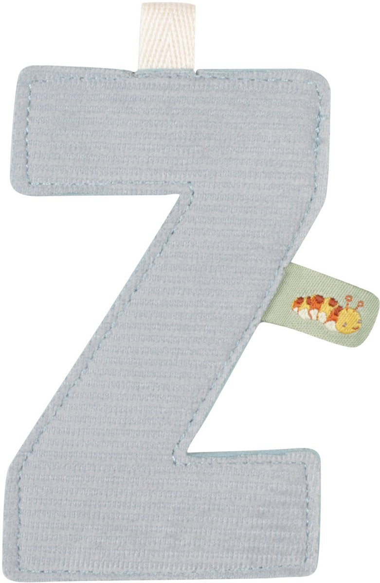 Pequeño elemento de guirnalda holandesa - letra z - azul