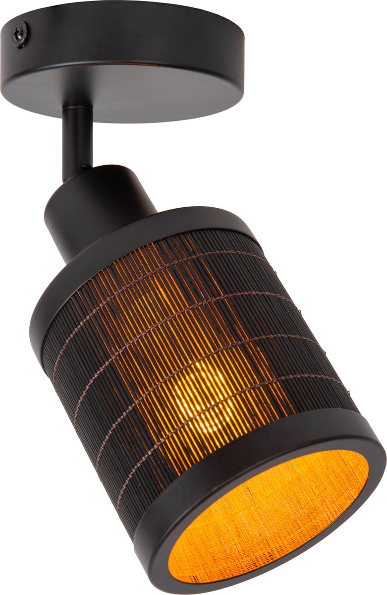 Lucide tagalog - faretto da soffitto (lampada da soffitto) - ø 10 cm - 1xe27 - nero - japandi