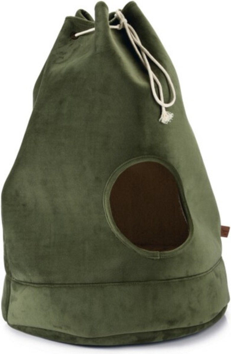 Progettato da lotte vilar - casetta per gatti - verde - 45x45x60 cm