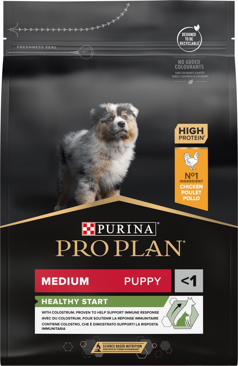 Pro plan healthy start cachorro mediano - pienso para perros - pollo - 3 kg