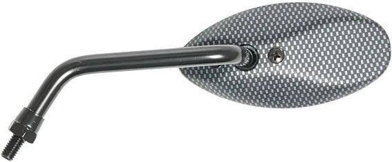 Prossimamente specchio specchietti sinistro, carbonio universale, ovale