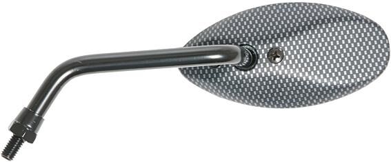Prossimamente specchio specchietti sinistro, carbonio universale, ovale