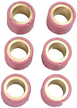 Juego de núcleos de rodillos de pesas rms variomatic 24x18 mm, 23,1 gr, 6 uds.