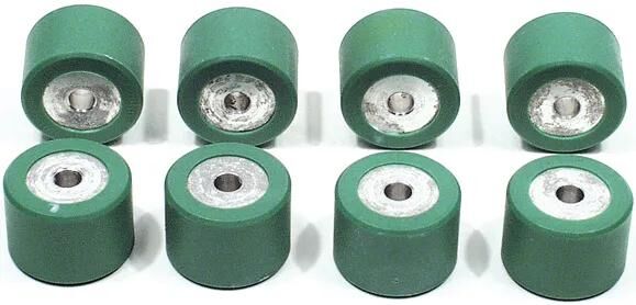 Set nucleo rulli Polini variomatic 28x20 mm, 28,2 gr, 8 pz.