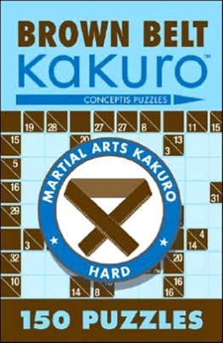Conceptis puzzles cinturón marrón kakuroï