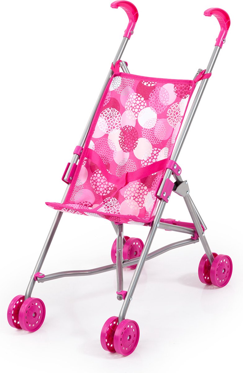 Bayer design - cochecito para muñecas - rosa y blanco