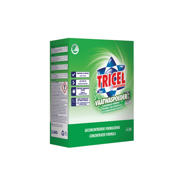 Polvo para lavavajillas profesional Tricel (2x 5kg)