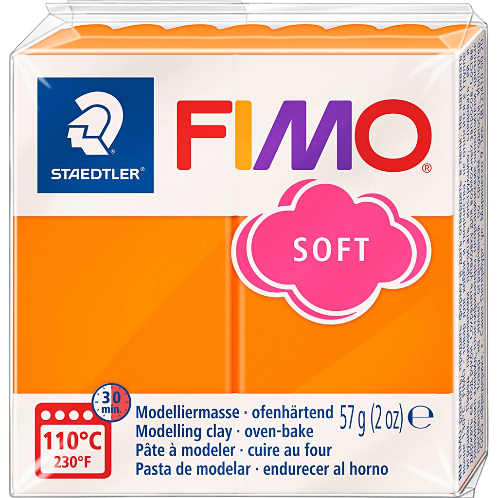Fimo® suave, mandarina, 57 gr 1 botella