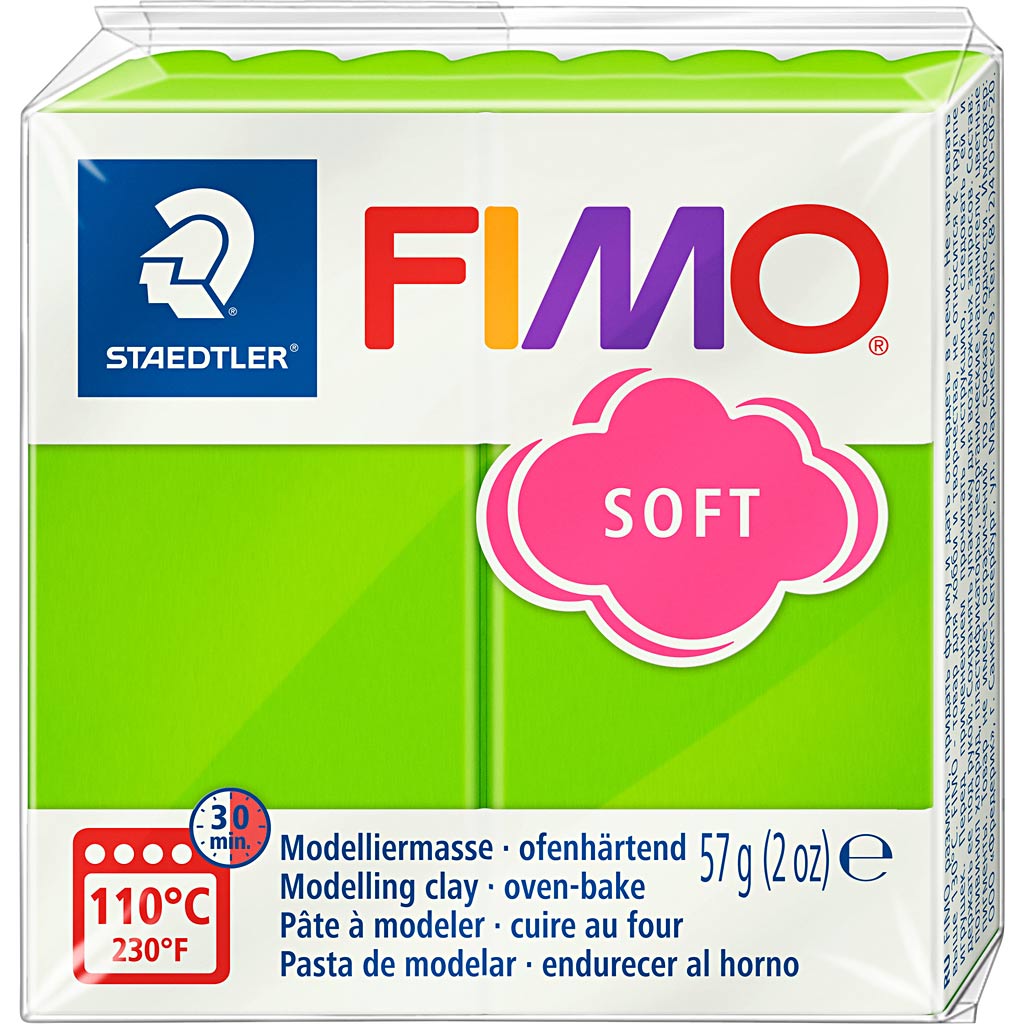 Fimo® suave, manzana verde, 57 gr 1 caja