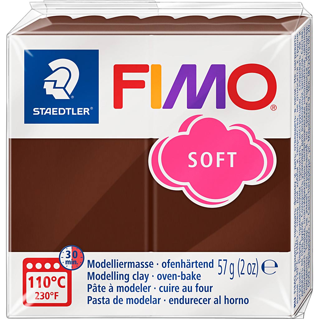 FIMO® morbido, cioccolato, 57 gr 1 scatola