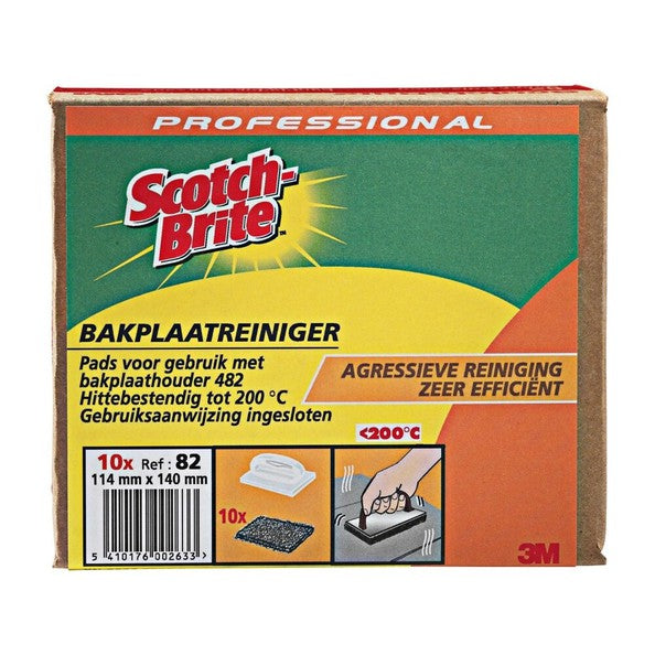 Tamponi per pulizia teglie Scotch Brite 82 da 3 m 114x140 mm A10