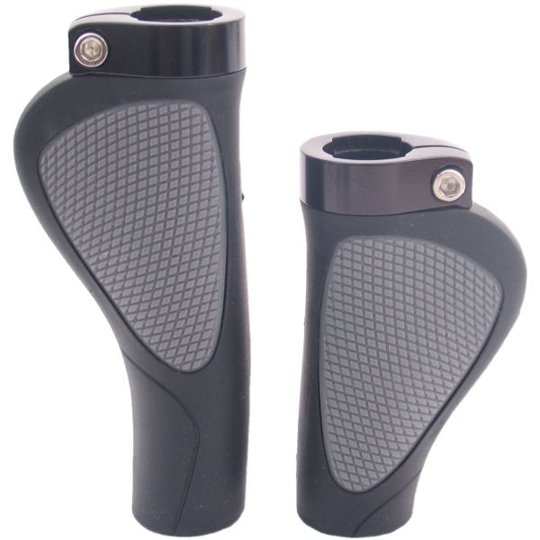 Ergo City Plus Handles - 136 95 mm, gris negro