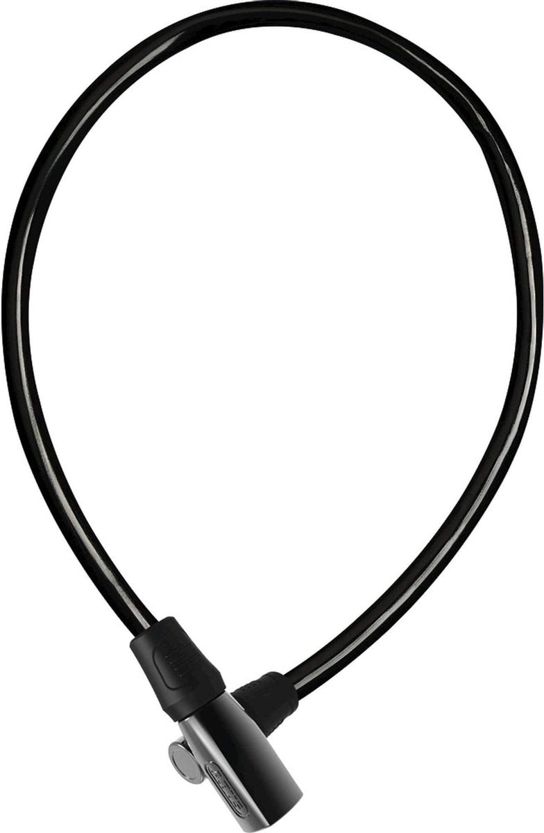 Lucchetto a cavo Abus 4408k - cavo in acciaio lungo 65 cm con involucro in plastica - lucchetto per bicicletta con livello di sicurezza 2 - blu