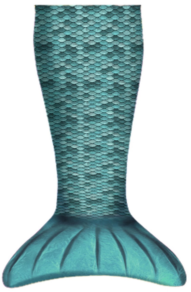 Kuaki mermaids coperta sirena turchese, 60x130 cm
