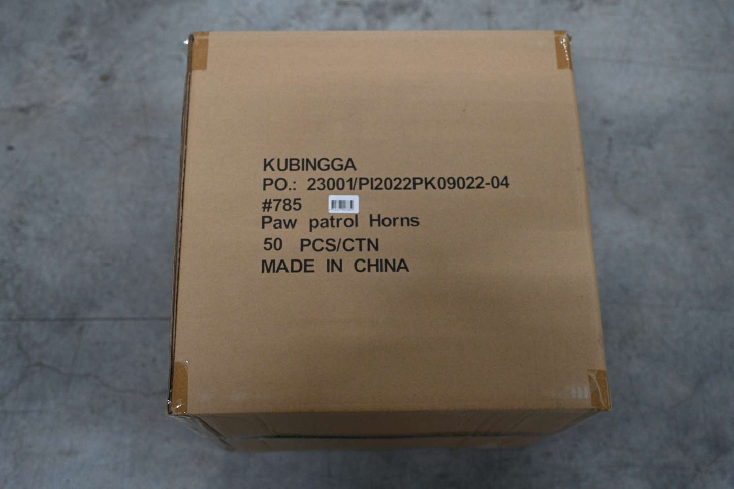 Pattuglia della zampa del corno ciclistico 13 cm blu