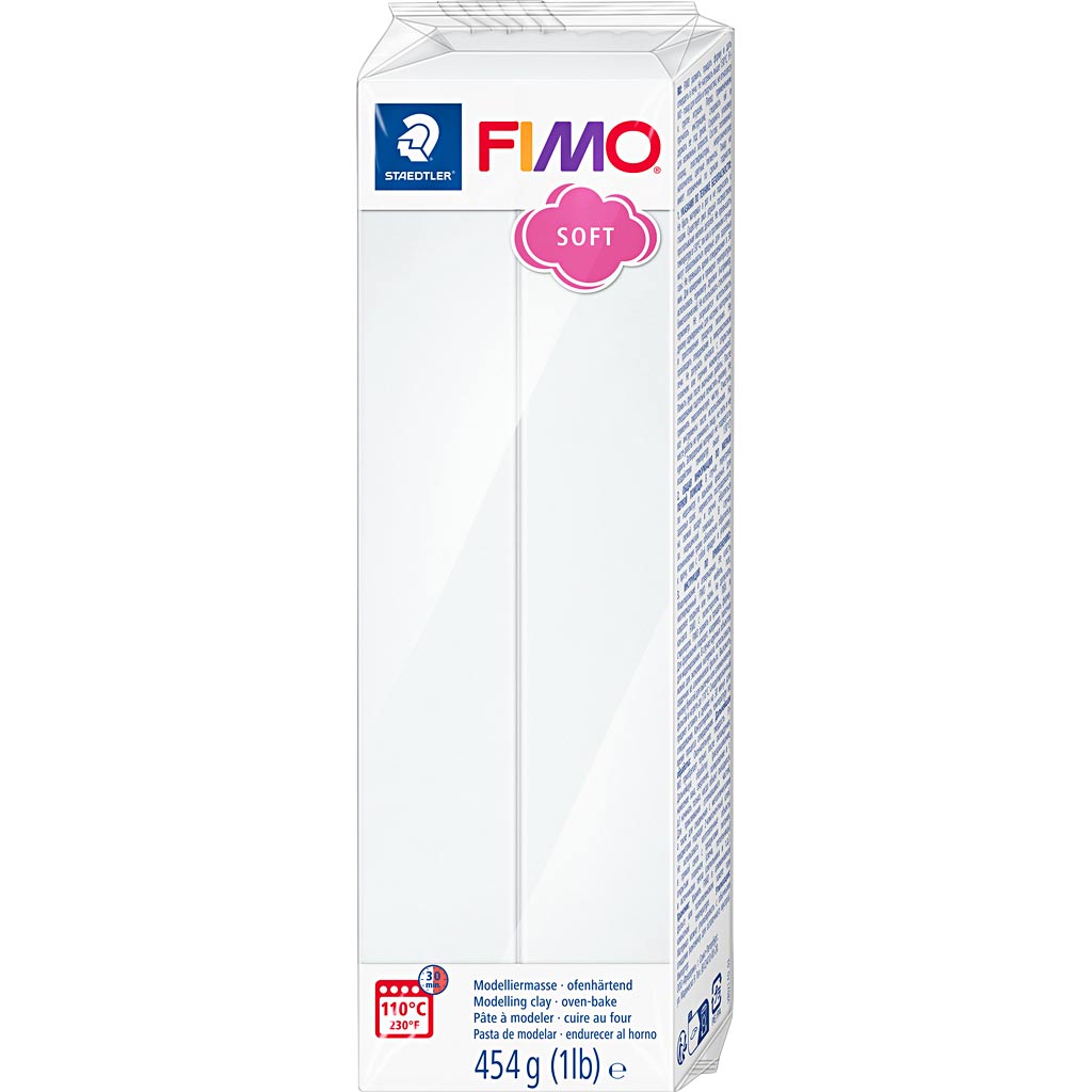 FIMO® morbido, bianco, 454 gr 1 scatola