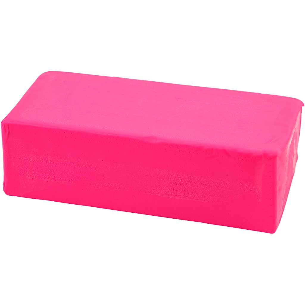 Argilla morbida - rosa neon, 500gr.