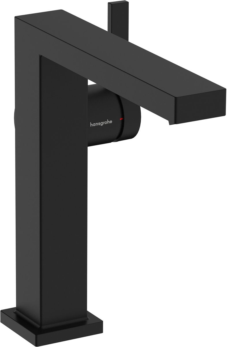 Hansgrohe tecturis e - rubinetto lavabo - funzionamento monocomando - cool start risparmio energetico - senza scarico - misura 150mm - nero opaco