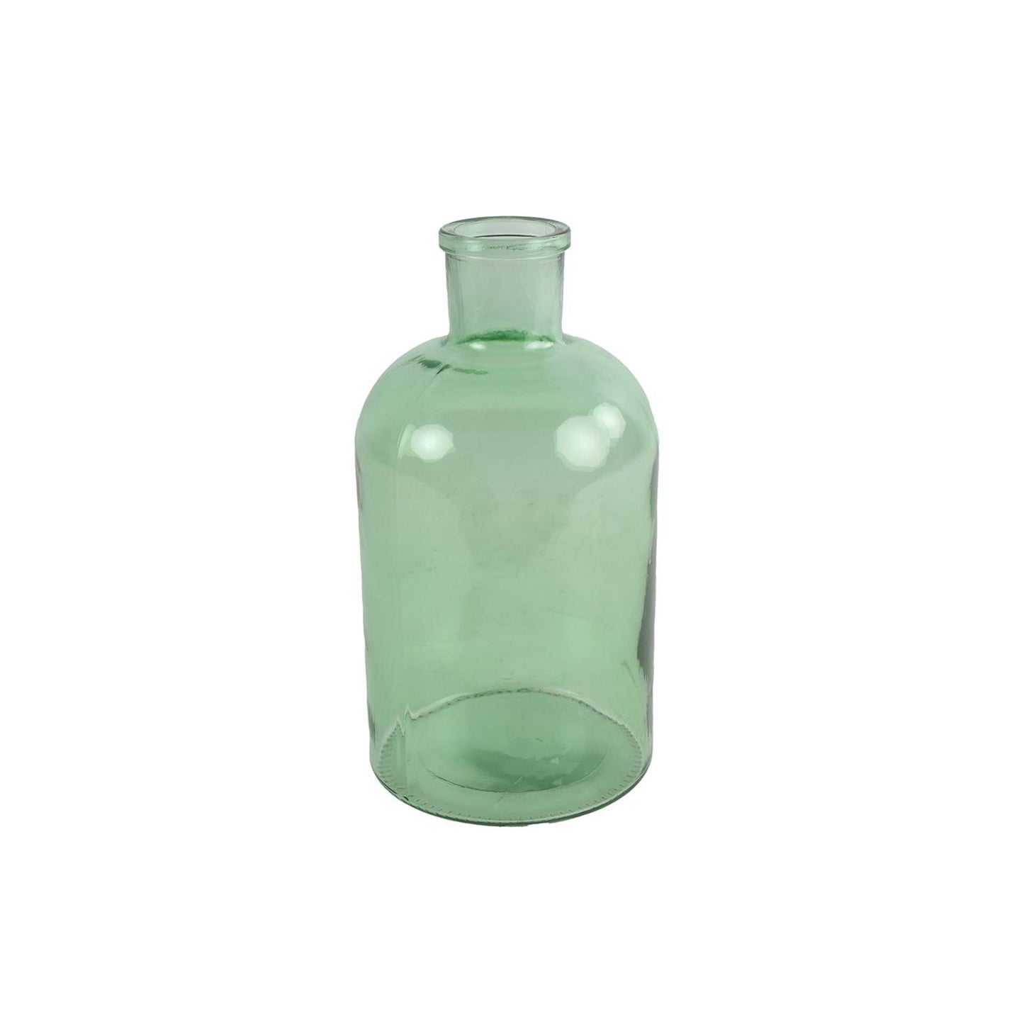 Vaso da farmacia Countryfield verde bottiglia 14x14x27cm