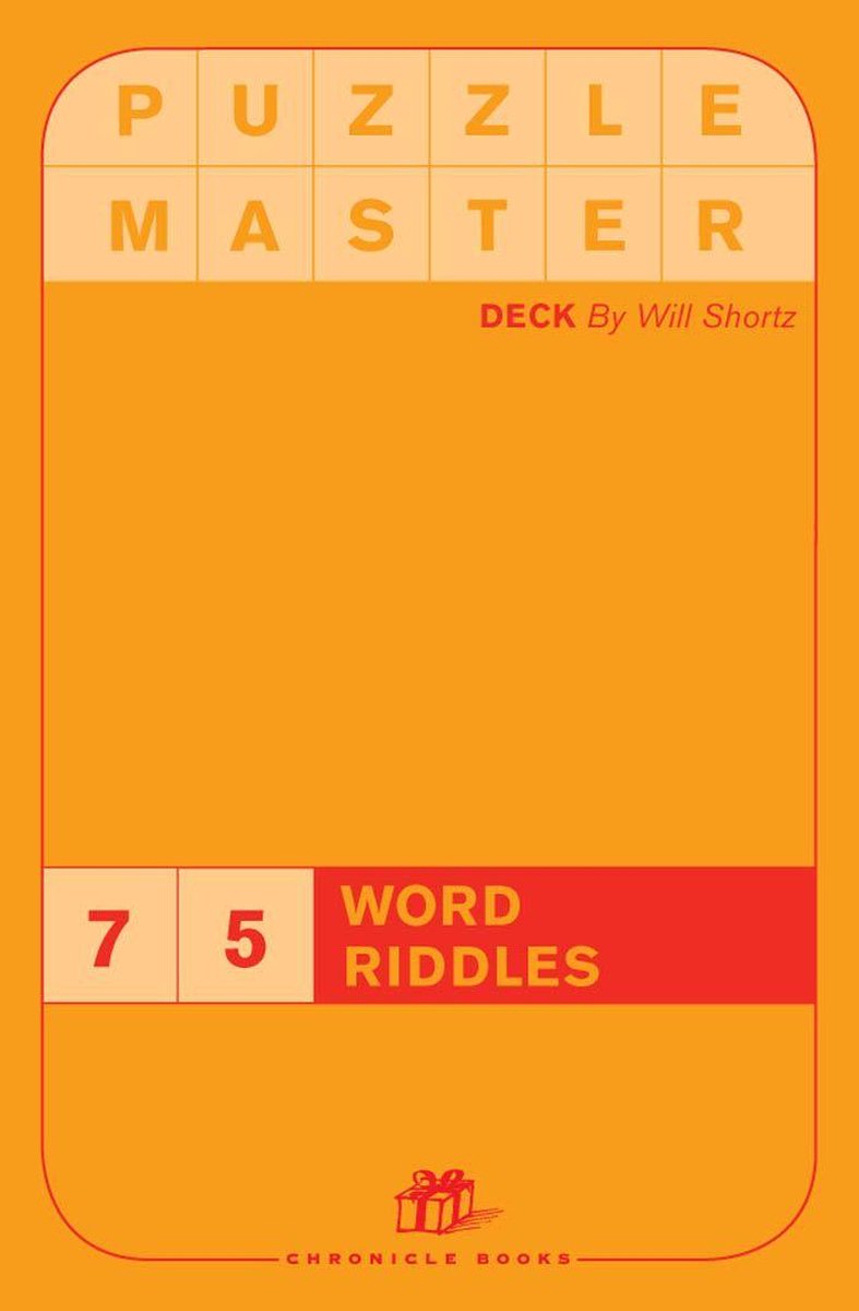 Puzzlemaster - puzzlemaster deck: 75 word riddles