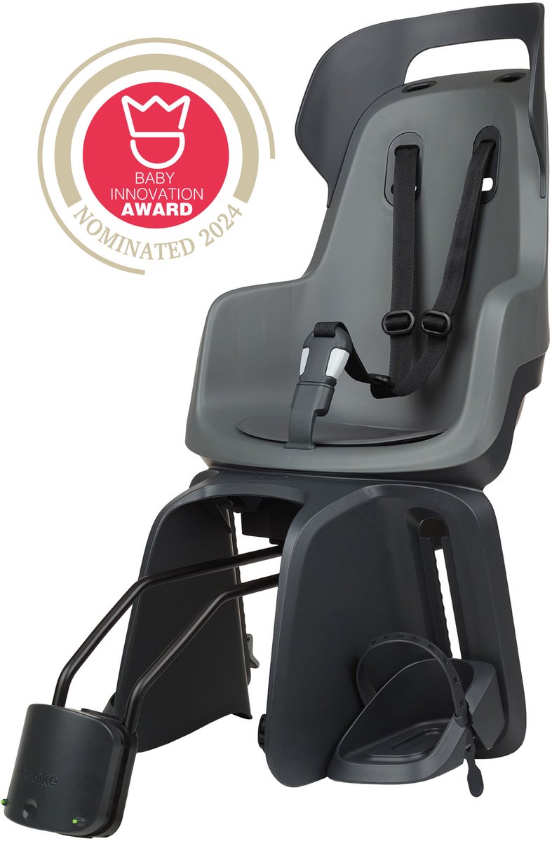 Sedile posteriore Bobike go maxi rs attacco al telaio. macaron grigio